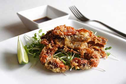 Crisp Soft-shell Crabs, Oysters and Clams with Sweet and Sour Sauce